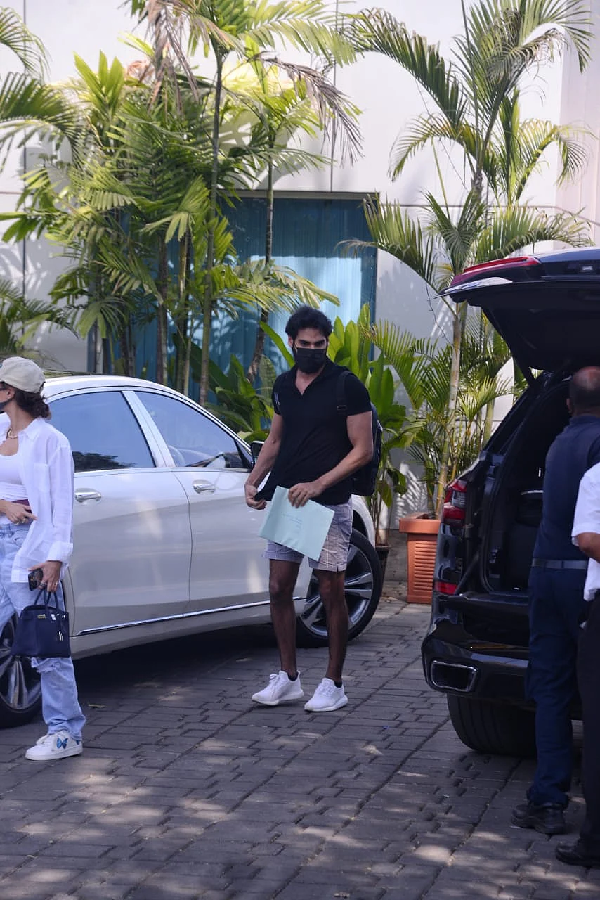 In Pics: Ahan Shetty jets off with rumoured girlfriend Tania Shroff