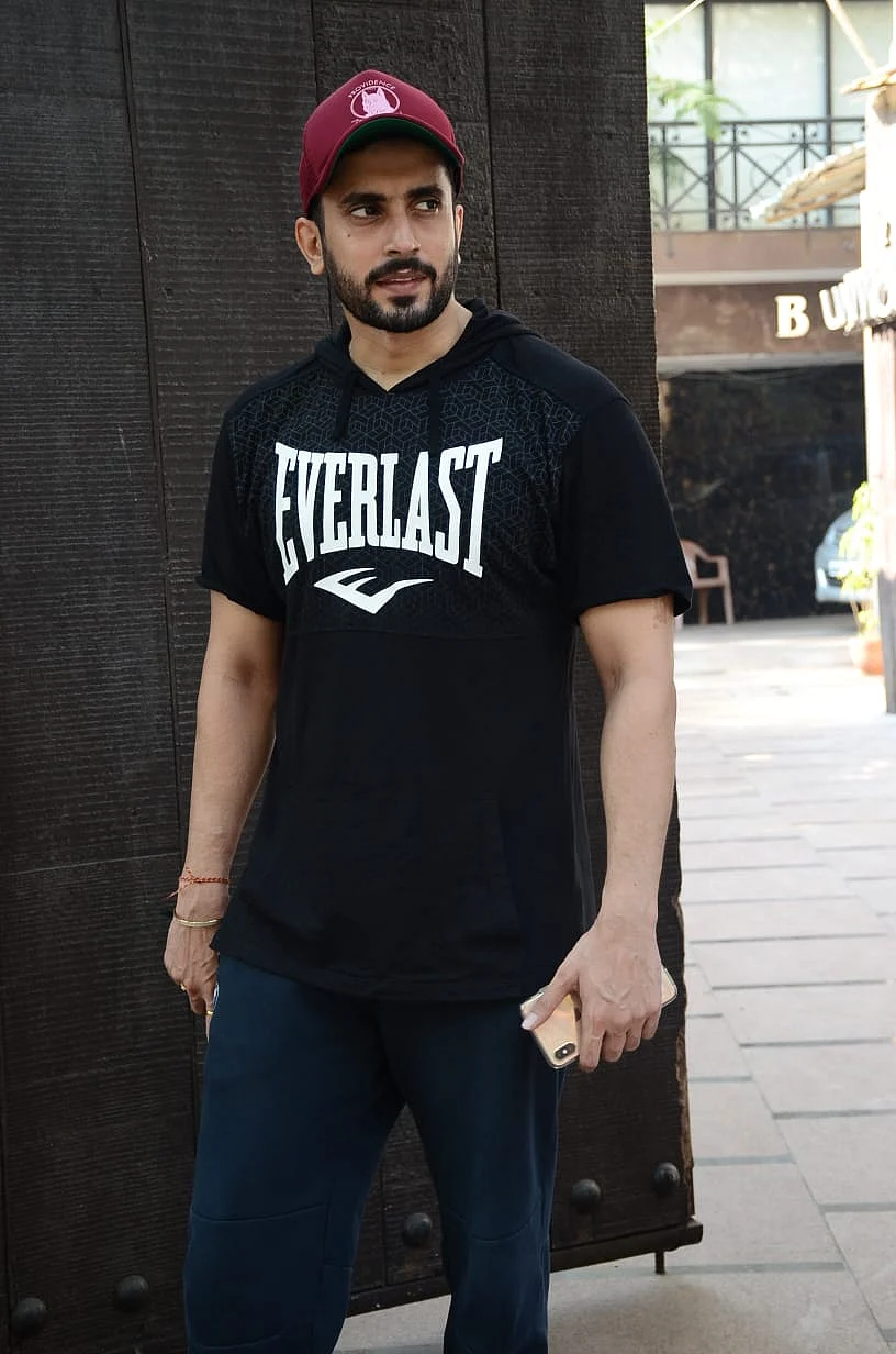 Sunny Singh at a gym in Juhu