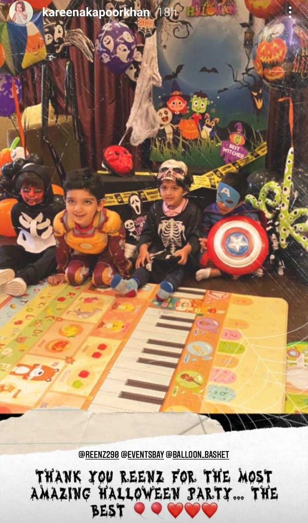 Kareena Kapoor hosts Halloween Party for baby boy Taimur and his friends