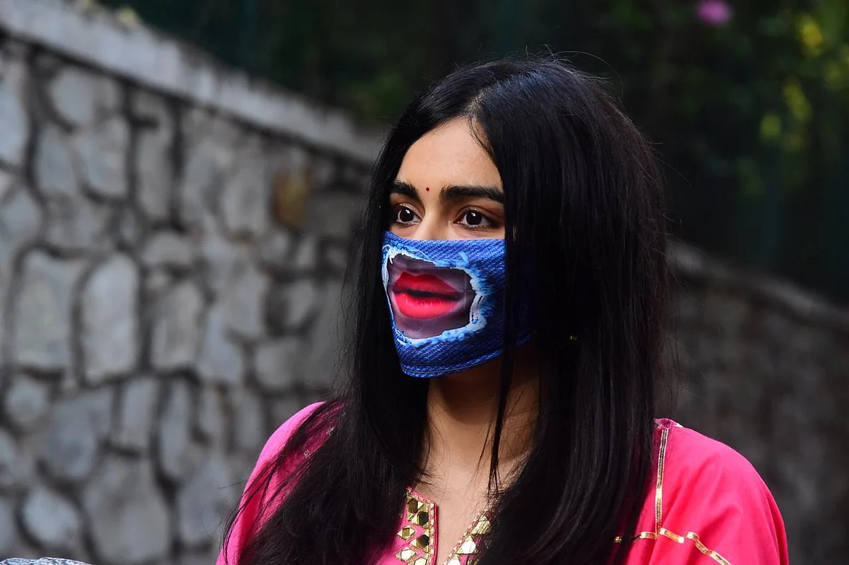 Actress Adah Sharma at Auxilium School, Bandra