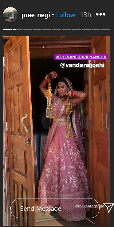 ‘Mirzapur’ actor Priyanshu Painyuli ties the knot with Vandana Joshi; makes entry with his bride on an ATV bike