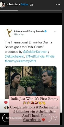 From Hrithik Roshan to Neha Dhupia: Bollywood congratulates team 'Delhi Crime' on International Emmy win