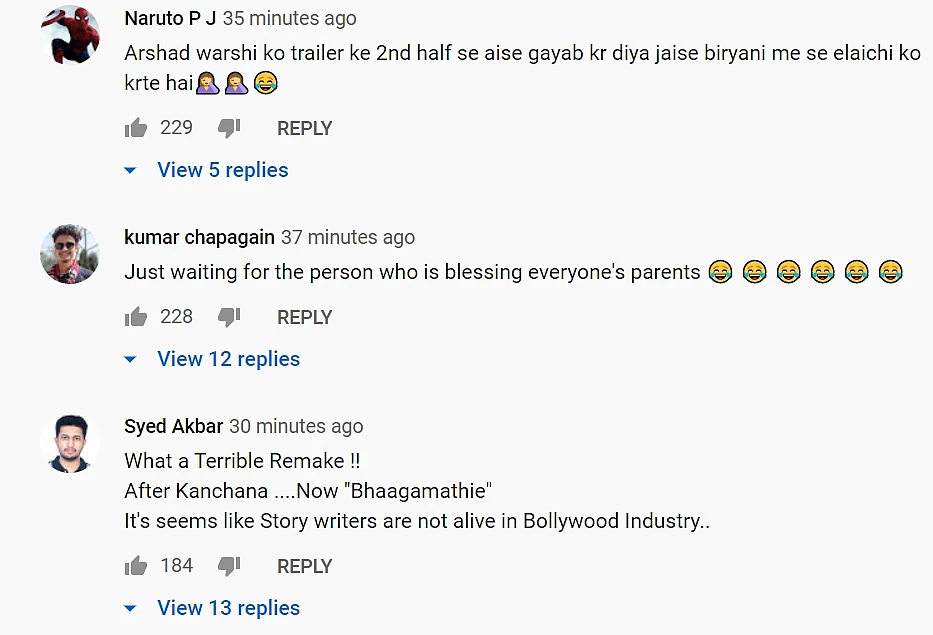 Durgamati Trailer: Netizens unhappy with ‘Bhaagamathie’ remake, say ‘Anushka was better than Bhumi’