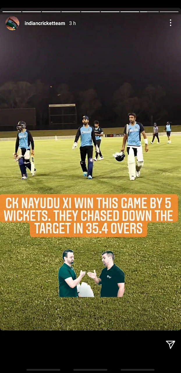 Virat Kohli slams 58-ball 91 as his team CK Nayudu XI defeats KL Rahul's Ranjitsinhji XI in warm-up match