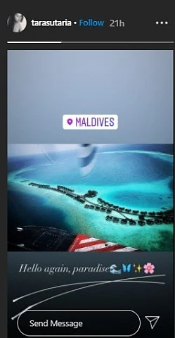 'DND' vacay: Tara Sutaria to celebrate birthday with beau Aadar Jain in Maldives