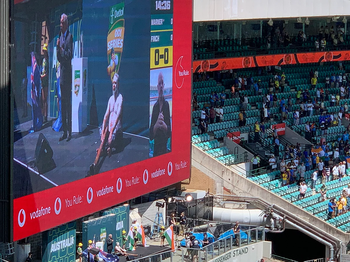 In Pics: Spectators back in the stands for Aus vs Ind 1st ODI at SCG