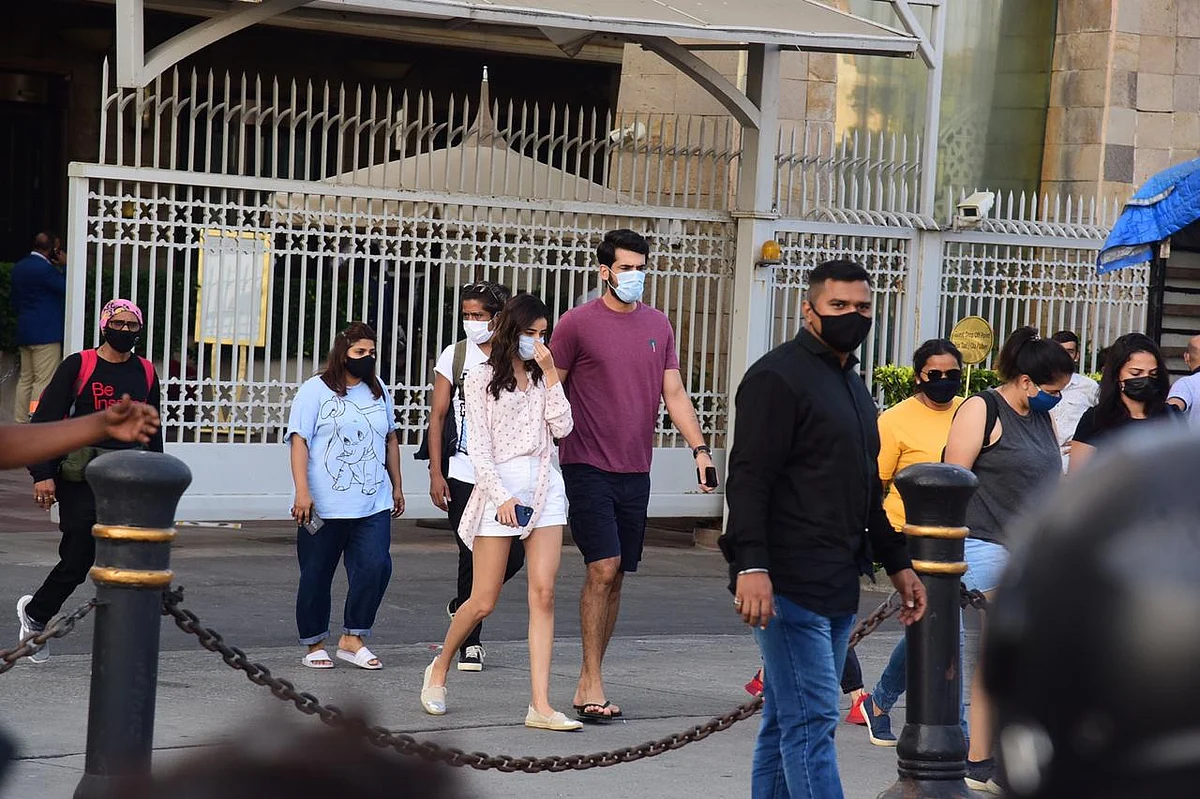 Ananya Pandey and Dhairya at Gateway of India