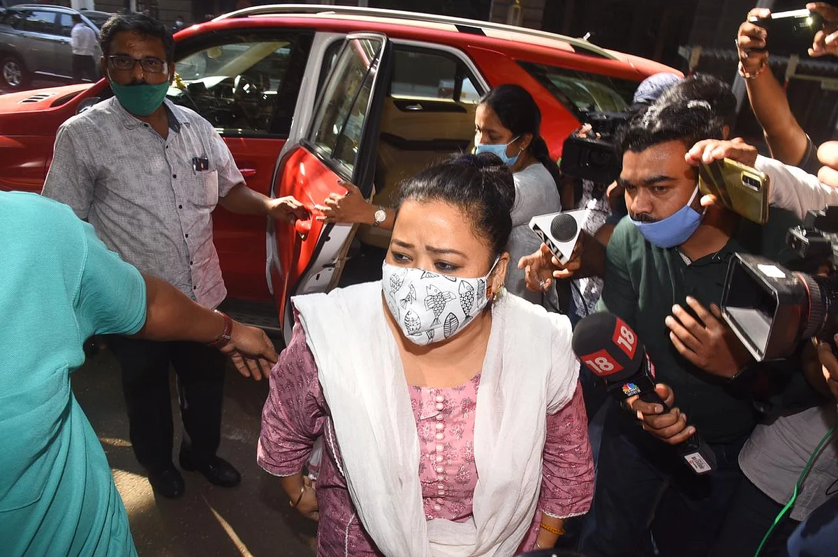 Watch: Comedian Bharti Singh and her husband detained after NCB recovers cannabis at Mumbai residence