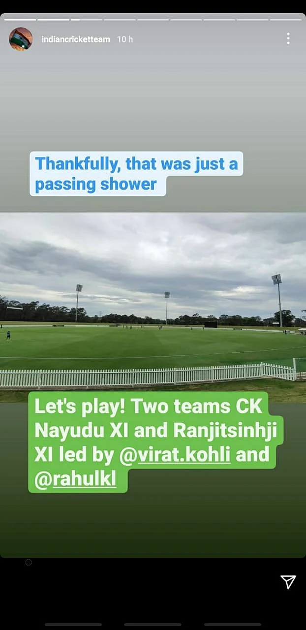 Virat Kohli slams 58-ball 91 as his team CK Nayudu XI defeats KL Rahul's Ranjitsinhji XI in warm-up match