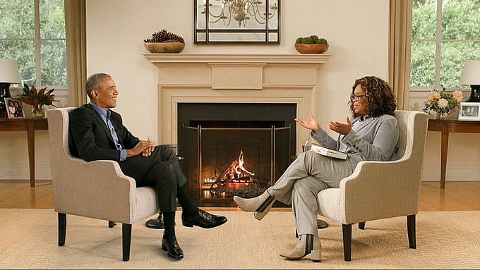Watch: BTS video of Barack Obama's interview with Oprah ...