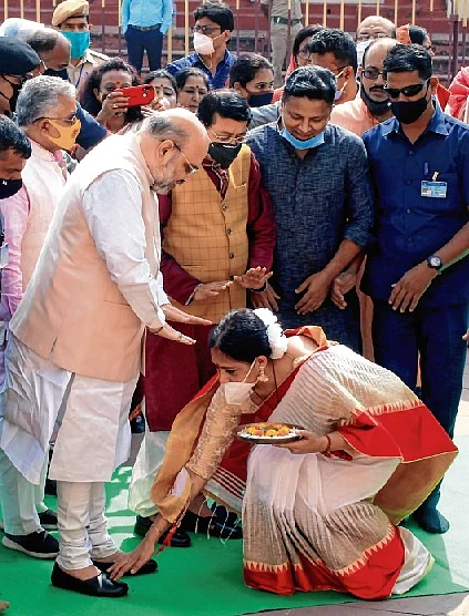 Appeasement politics has robbed West Bengal of spirituality: Amit Shah