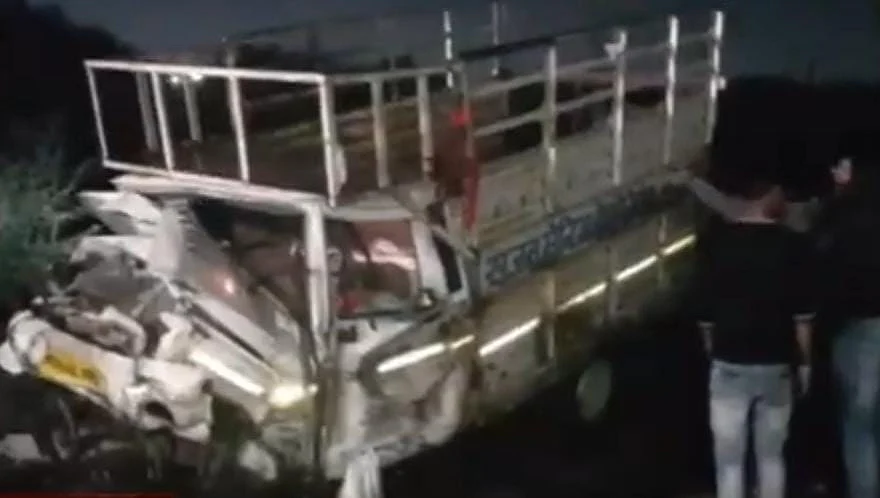 Damaged vehicle