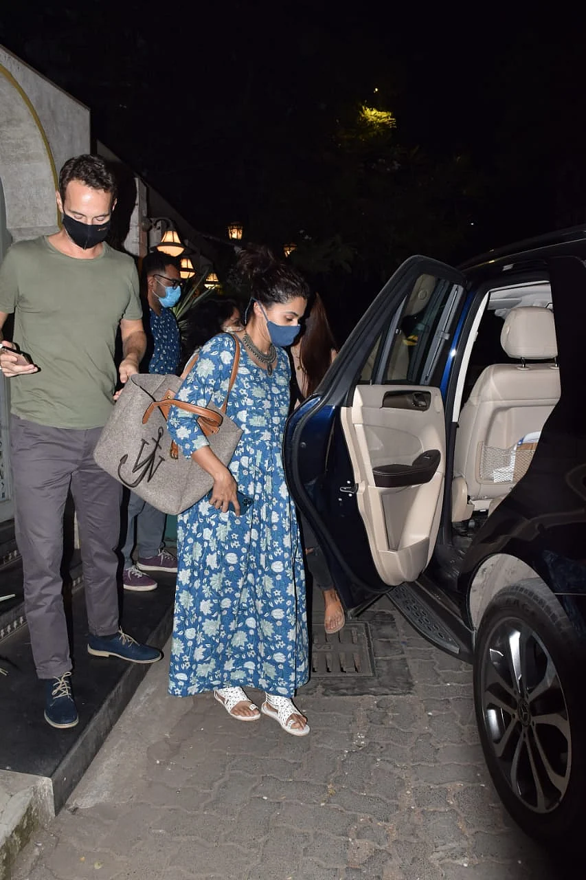 Celebrity spotting: Ranbir Kapoor visits YRF office; Taapsee Pannu steps out for dinner date with rumoured beau Mathias Boe