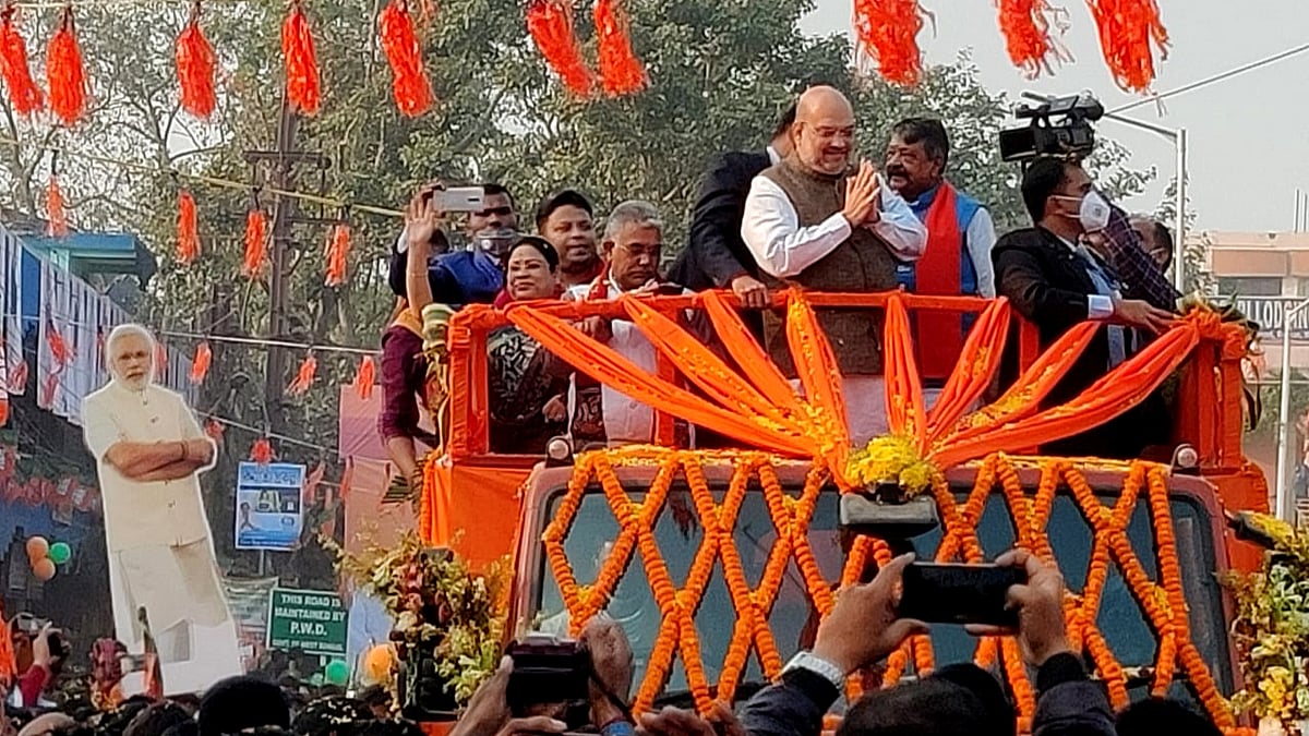 Amit Shah in Bengal: On Day 2 of visit, Home Minister's Birbhum roadshow woos BJP voters on TMC's turf - Vimarsana News