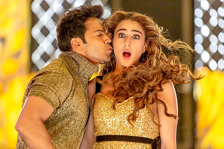 Varun Dhawan and Sara Ali Khan in the new version of the song