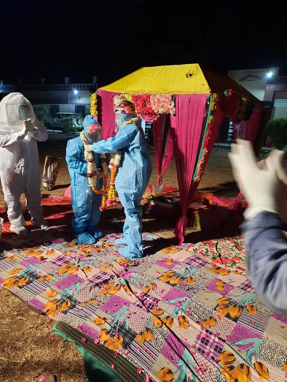 Rajasthan: Couple ties knot in PPE kits after bride tests positive for COVID-19