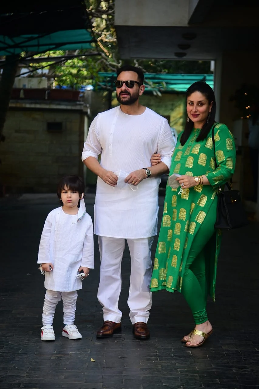 In Pics: Alia arrives at Kapoor family's Christmas brunch with beau Ranbir; Taimur twins with father Saif in white ensemble