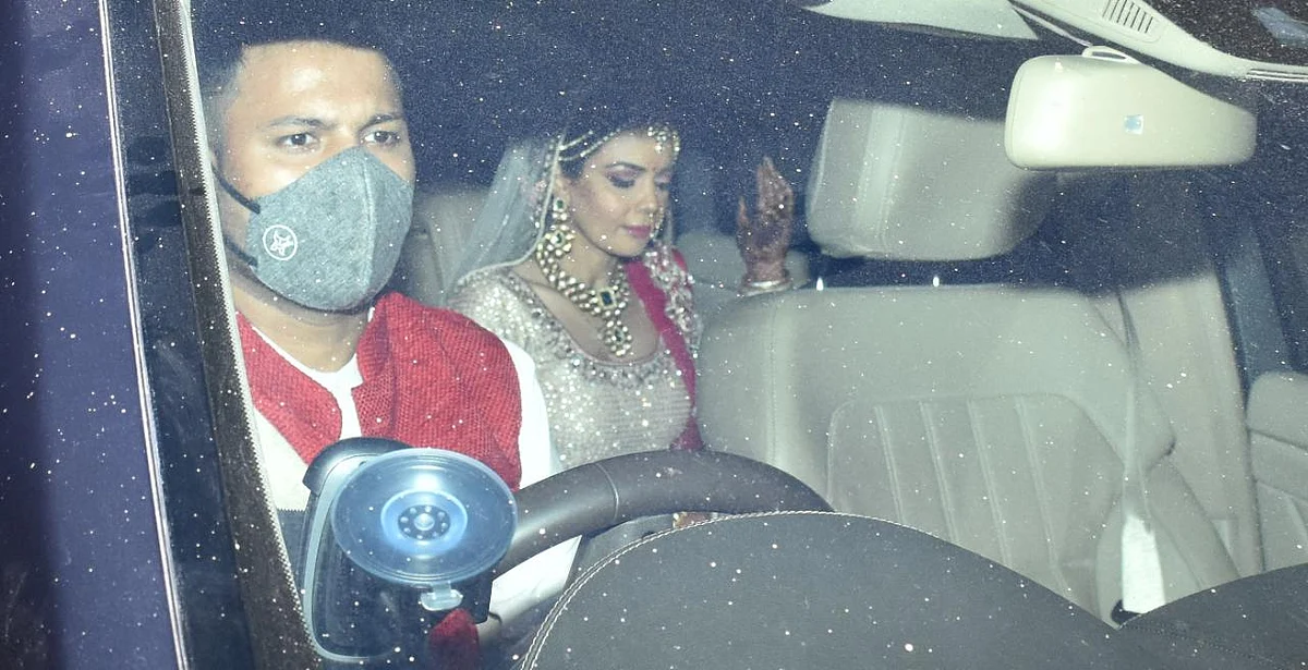 Aaditya Narayan marries Shweta Agarwal: Udit Narayan dances to his heart's content in son's baraat; see pics