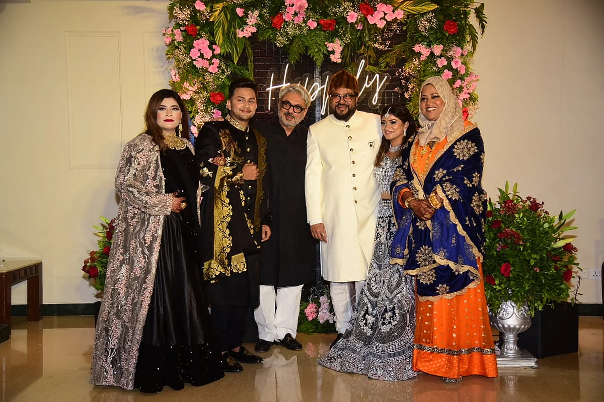 #GaZa: Sanjay Leela Bhansali, Hussain Kuwajerwala and others attend Gauahar Khan, Zaid Darbar's reception; see pics