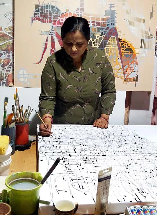 Bhopal artist Vandna Nayak