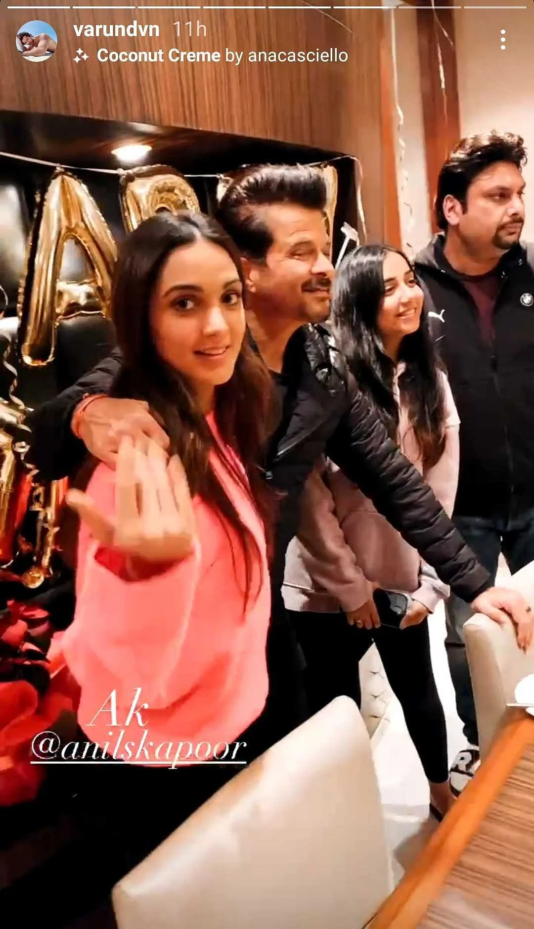 In Pics: Anil Kapoor celebrates 64th birthday with Kiara Advani, Varun Dhawan while filming 'Jug Jugg Jeeyo'
