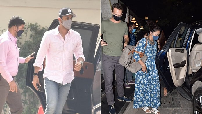 Celebrity Spotting Ranbir Kapoor Visits Yrf Office Taapsee Pannu Steps Out For Dinner Date With Rumoured Beau Mathias Boe
