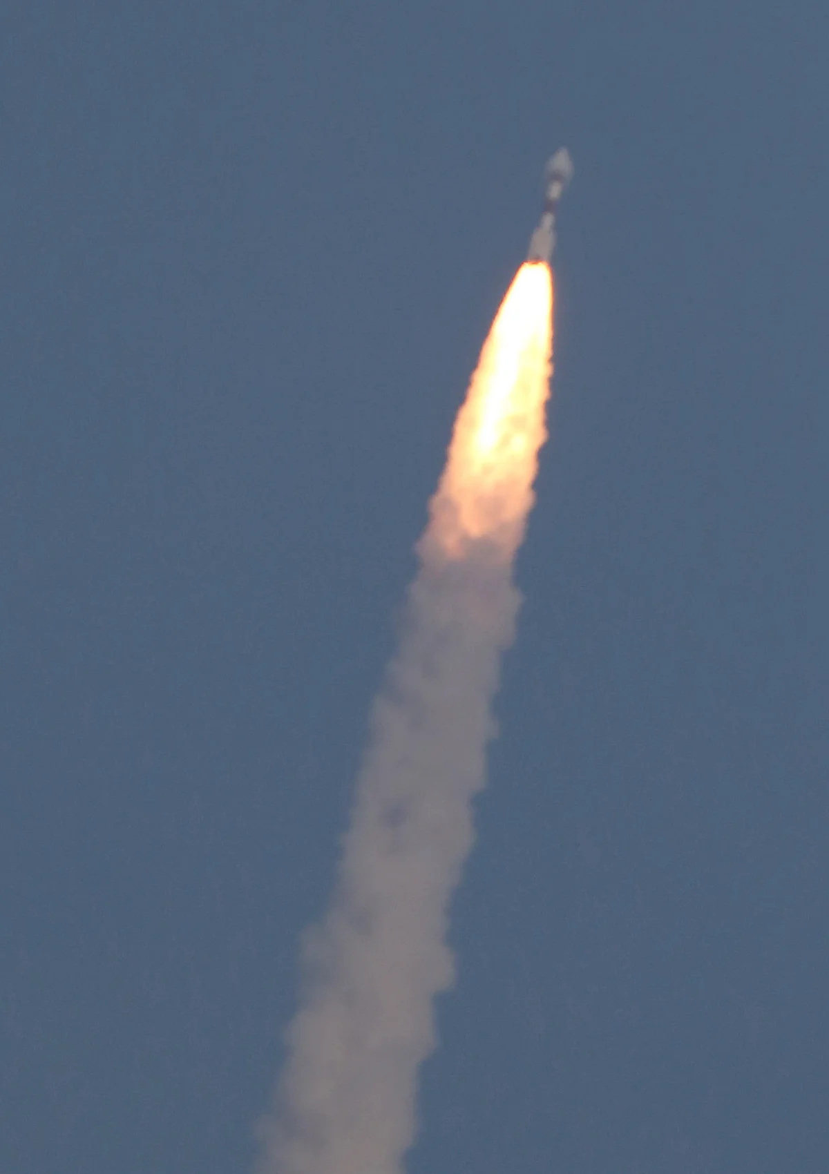 In Pics: PSLV rocket lifts-off with India's 42nd communication satellite CMS-01