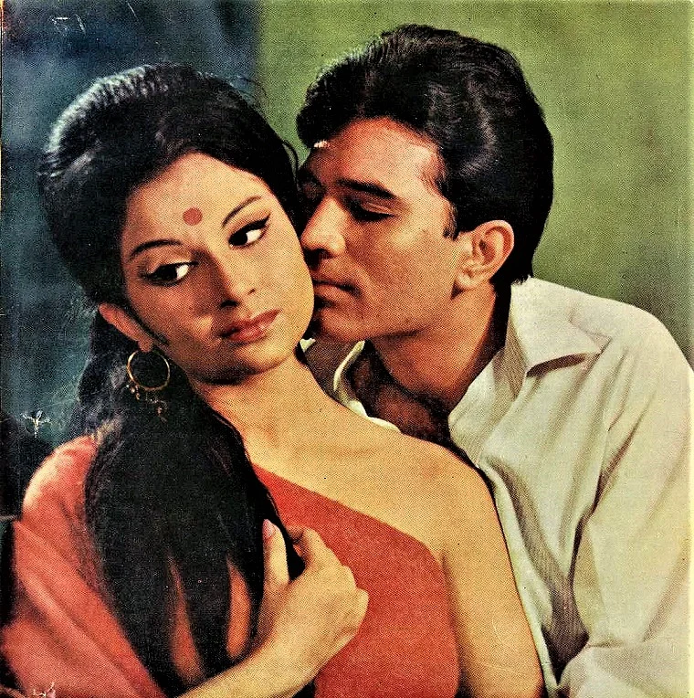Sharmila Tagore and Rajesh Khanna in Aradhana