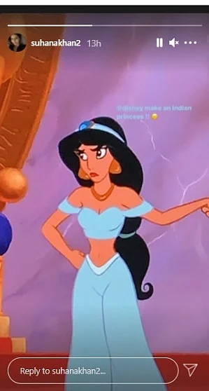 Shah Rukh Khan's daughter Suhana wants Disney to create an Indian princess