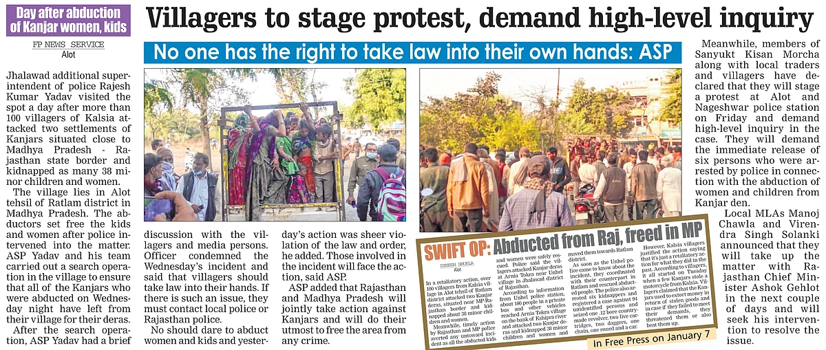 Madhya Pradesh: Farmers protest against Kanjar menace