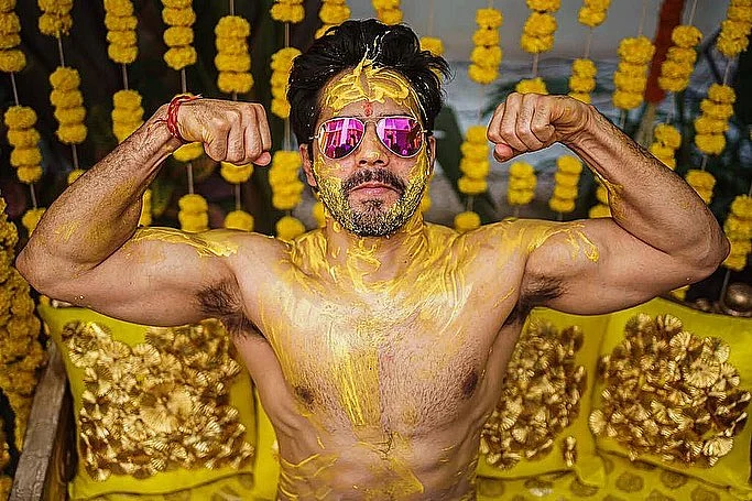 Varun Dhawan shares pictures from his Haldi ceremony - can you spot the filmy twist?
