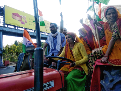 Farmers' R-day rally: Hundreds of women to drive tractors, make presence felt - Vimarsana News