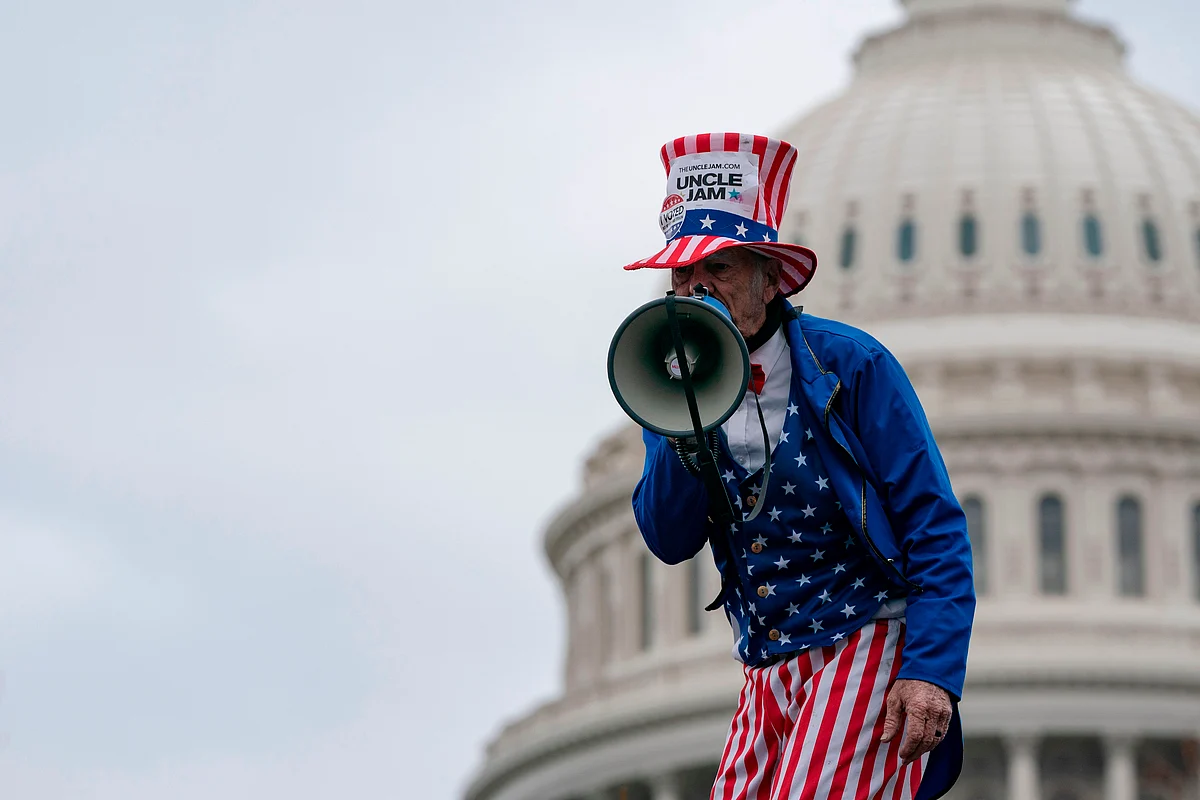 Cosplay convention or protest to 'stop the steal'? Trump supporters adopt bizarre costumes to storm US Capitol