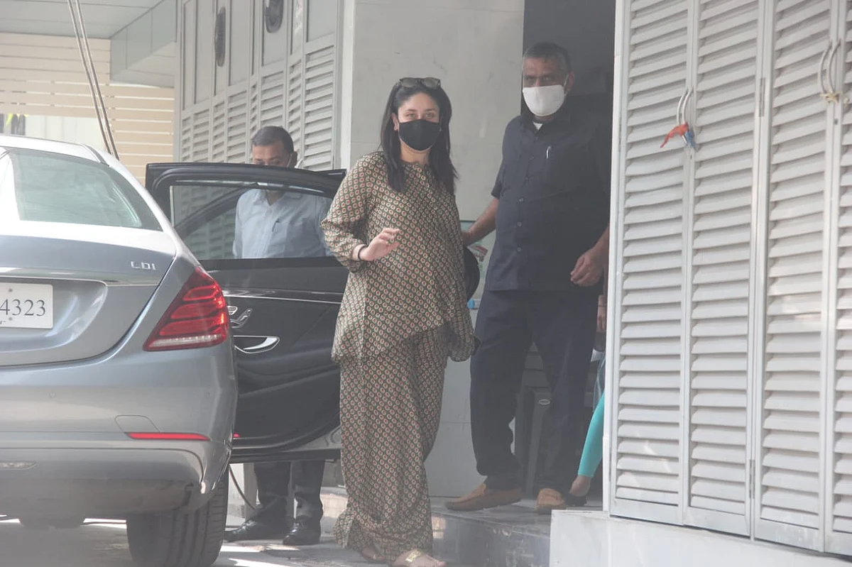 Kareena Kapoor at a clinic in Bandra