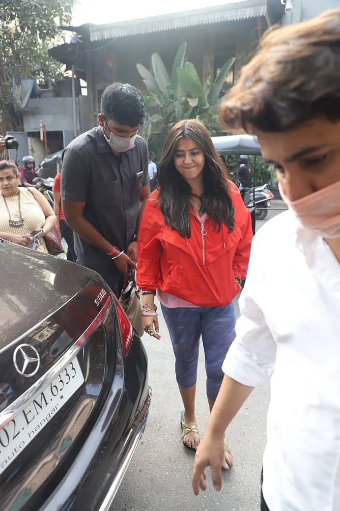 Ekta Kapoor spotted in bandra