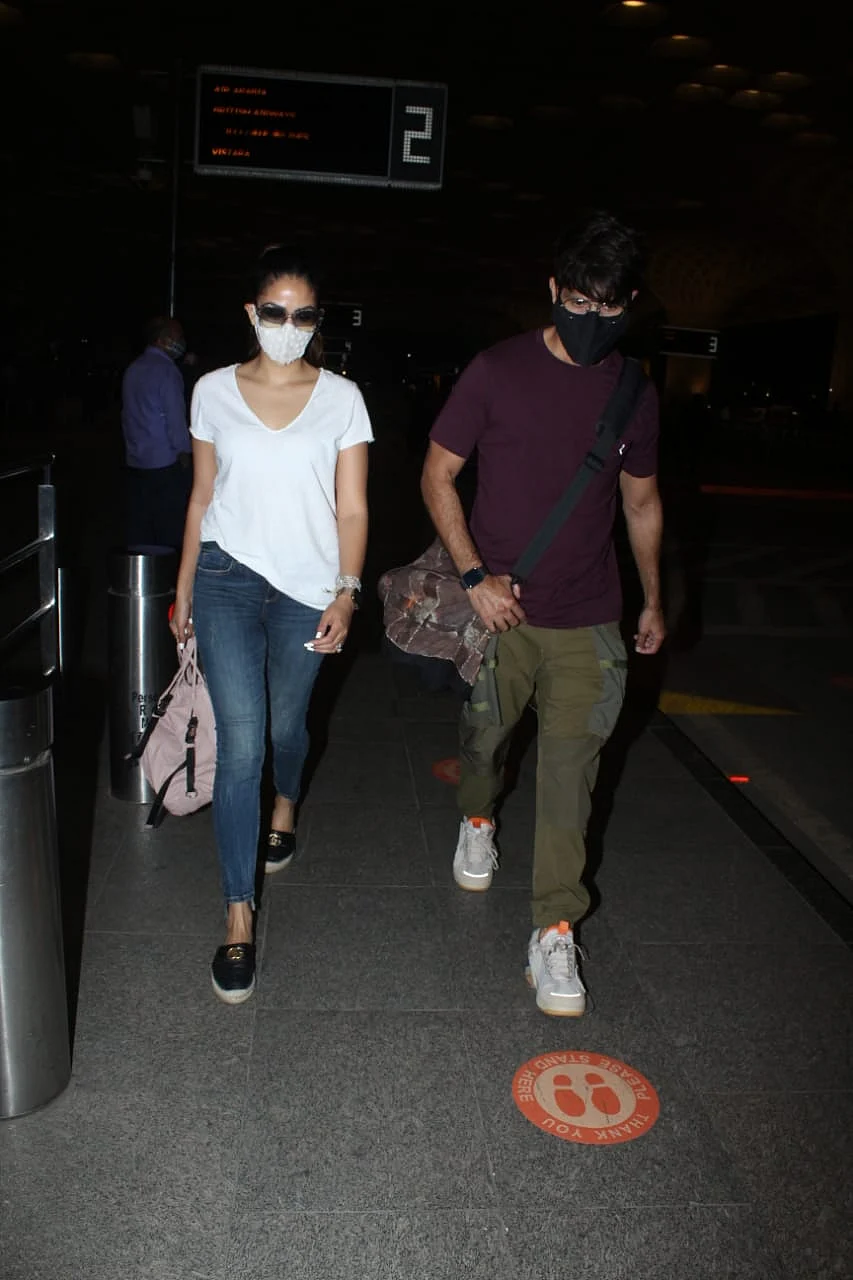 In Pics: Shahid Kapoor, wife Mira head to Goa; Rana Daggubati arrives in Mumbai with wife Miheeka Bajaj