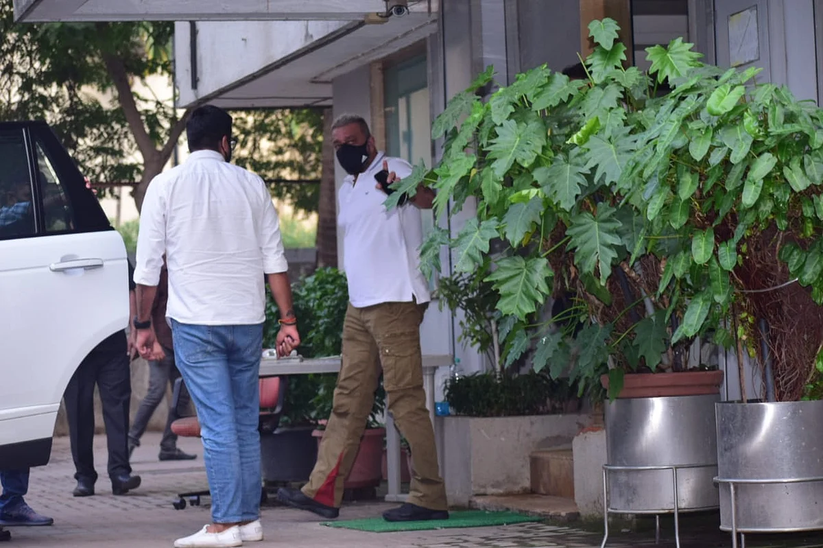 Sanjay Dutt at Aanand L Rai office