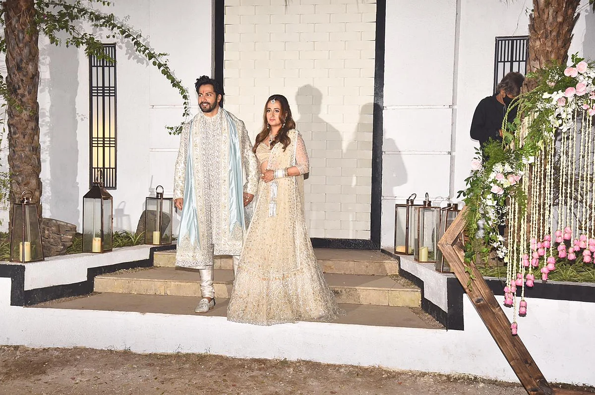 'Life long love just became official': Varun Dhawan, Natasha Dalal tie the knot in Alibaug; see pictures