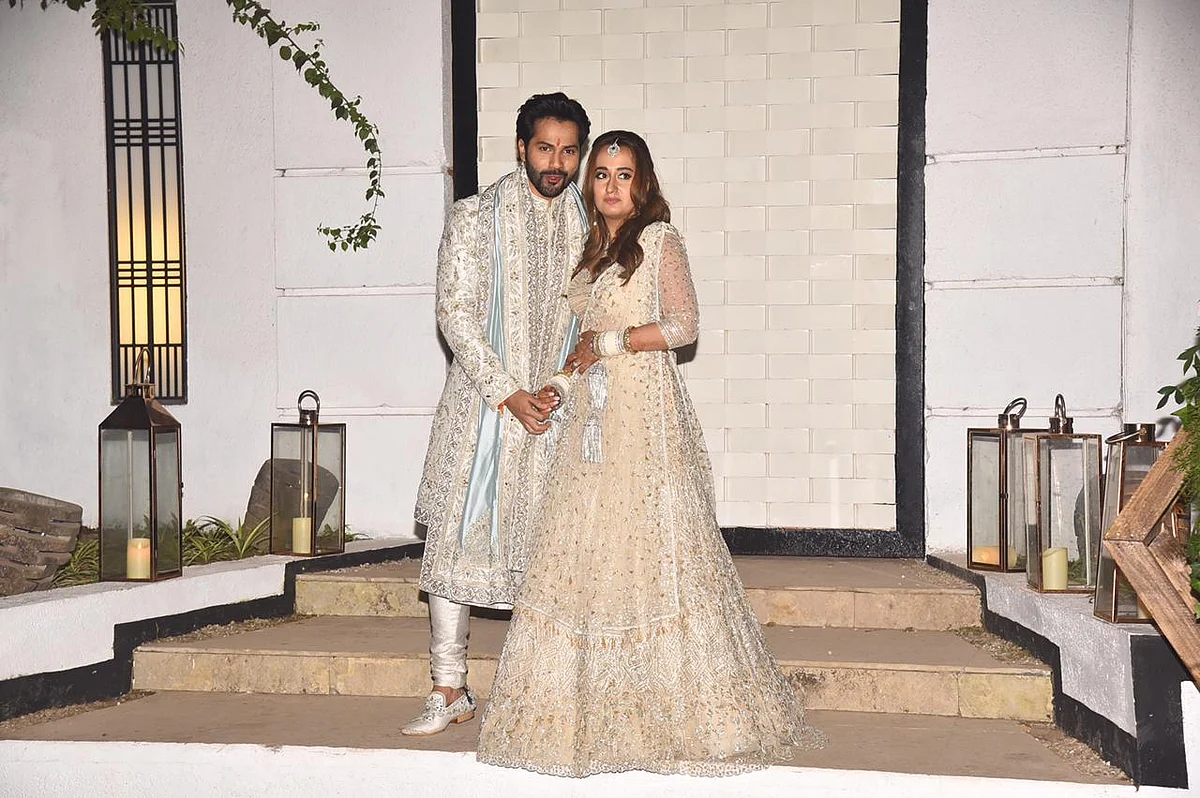 'Life long love just became official': Varun Dhawan, Natasha Dalal tie the knot in Alibaug; see pictures