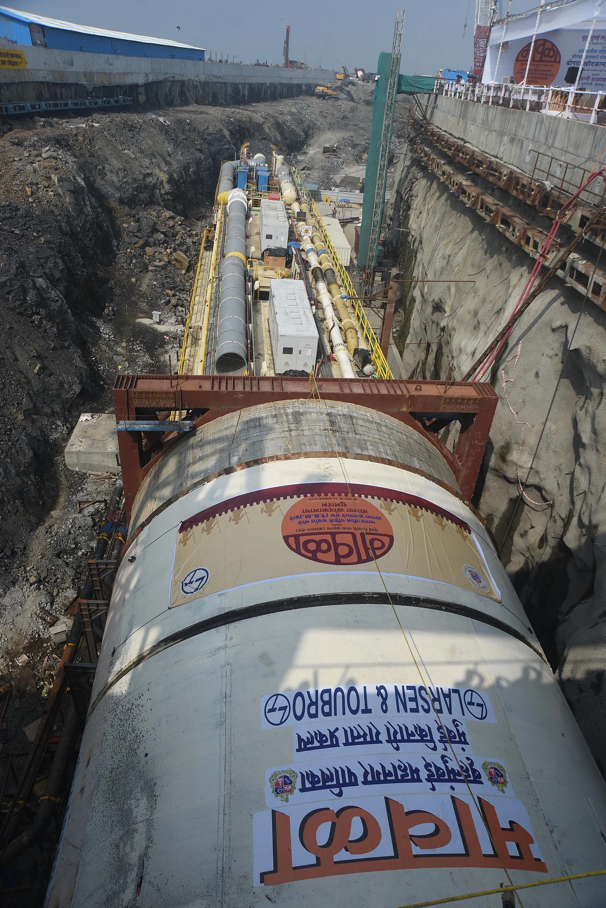 In Pics: CM Uddhav Thackeray launches Tunnel Boring Machine at Mumbai Coastal Road Project