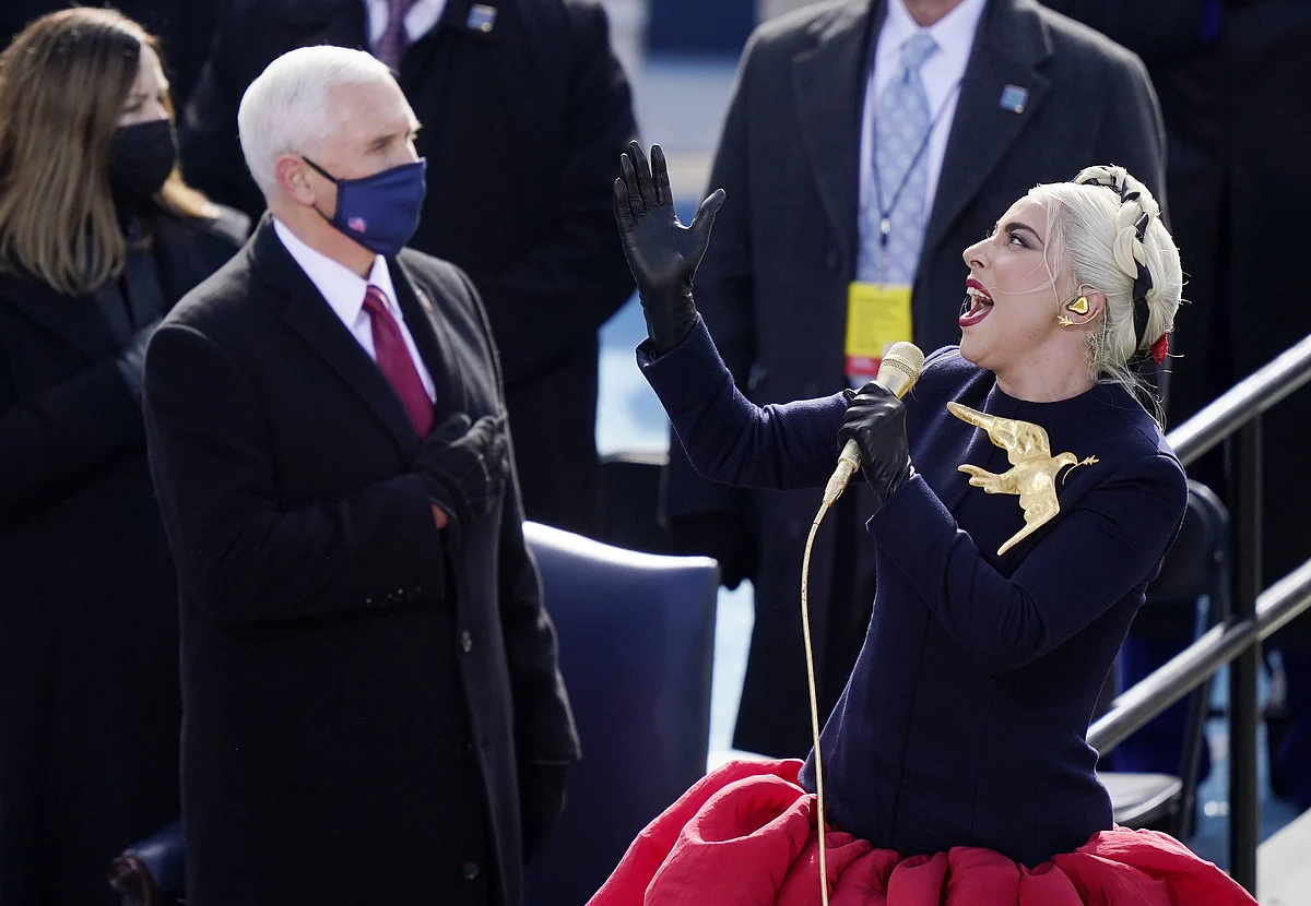 Watch: Lady Gaga delivers a powerful rendition of US national anthem at Joe Biden's inauguration
