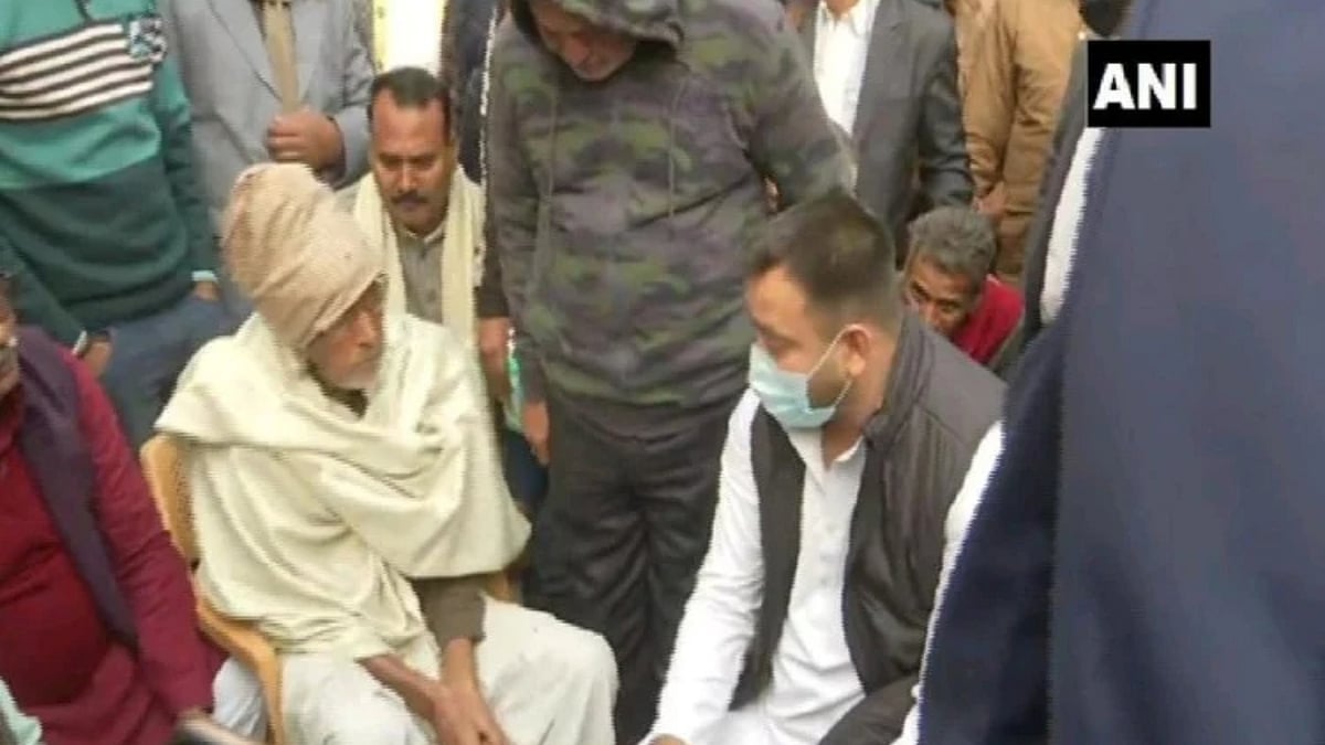 Bihar: Tejashwi Yadav meets kin of slain IndiGo executive Rupesh Singh, urges 'weak CM' Nitish Kumar to control crime - Vimarsana News