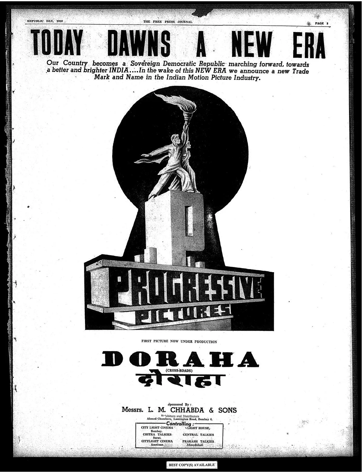 FPJ Archives: How we covered India's first Republic Day