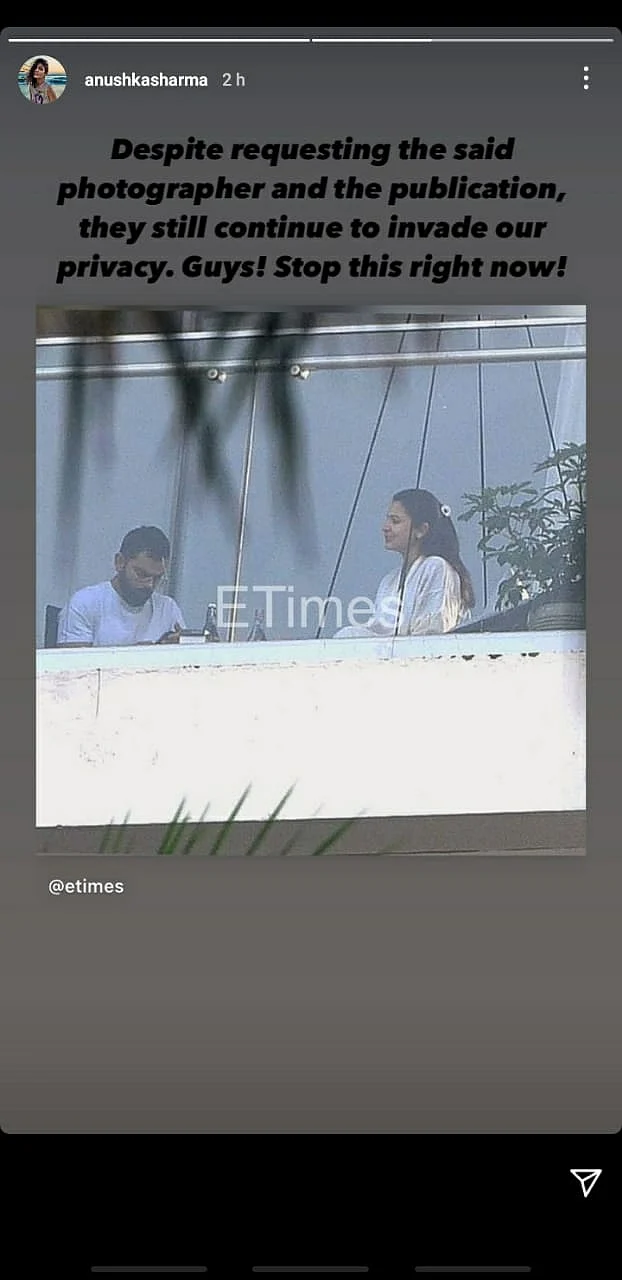 'Invading our privacy': Anushka Sharma lashes out at publication for sharing her, Virat Kohli's pics