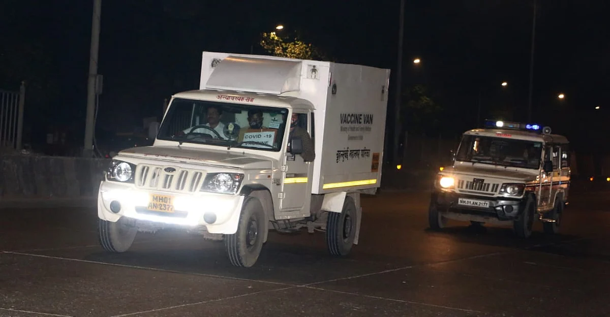 In Pics: Mumbai receives over 1.39 lakh doses of Oxford COVID-19 vaccine Covishield from Serum Institute