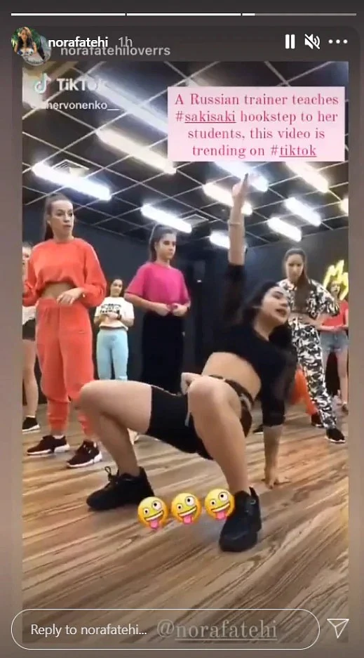 Nora Fatehi shares video of Spanish doctor nailing the hook step of 'O Saki Saki'