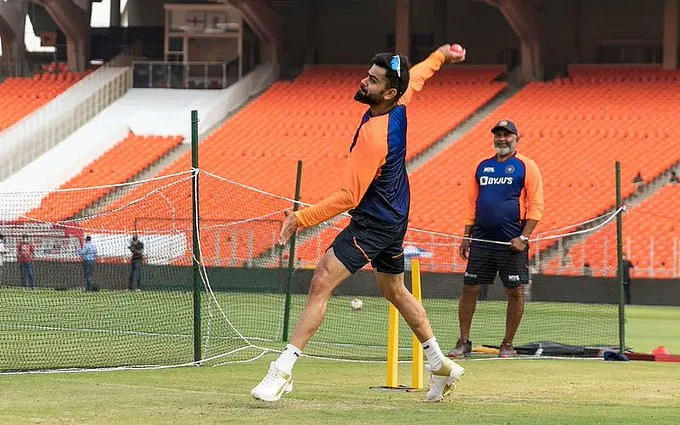 Ind vs Eng, 3rd Test: Virat Kohli and team train in nets ahead of match in Motera Stadium -- see pics