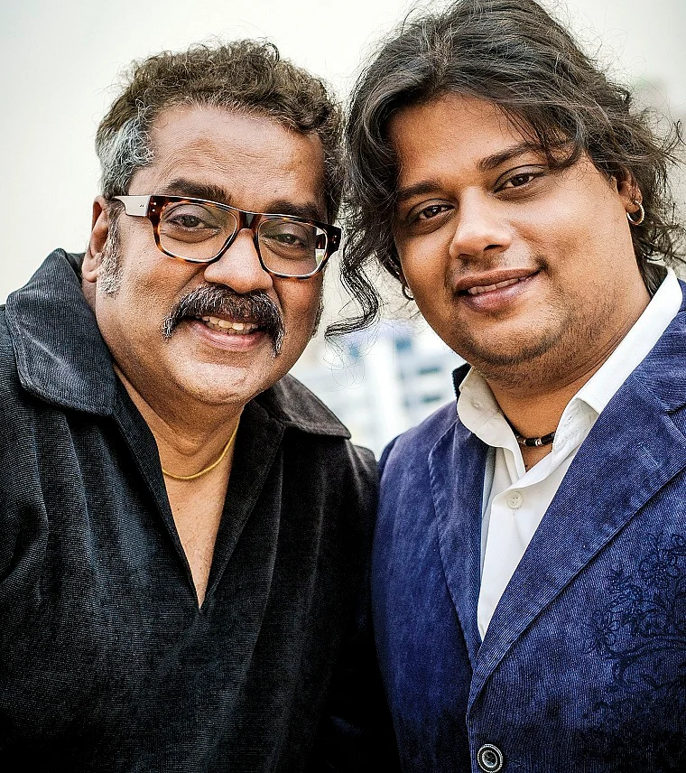 Hariharan with son Akshay