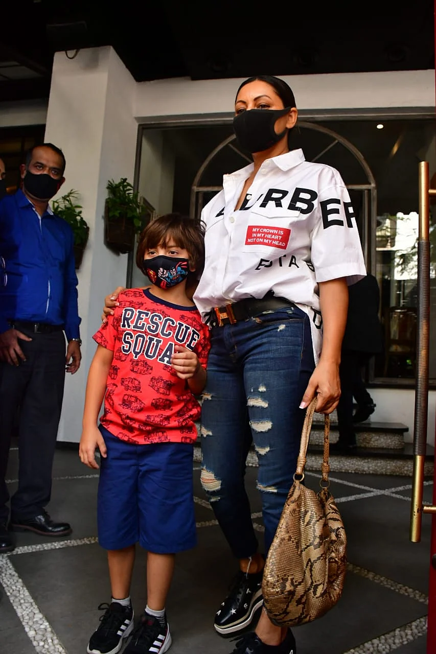 Gauri and AbRam Khan