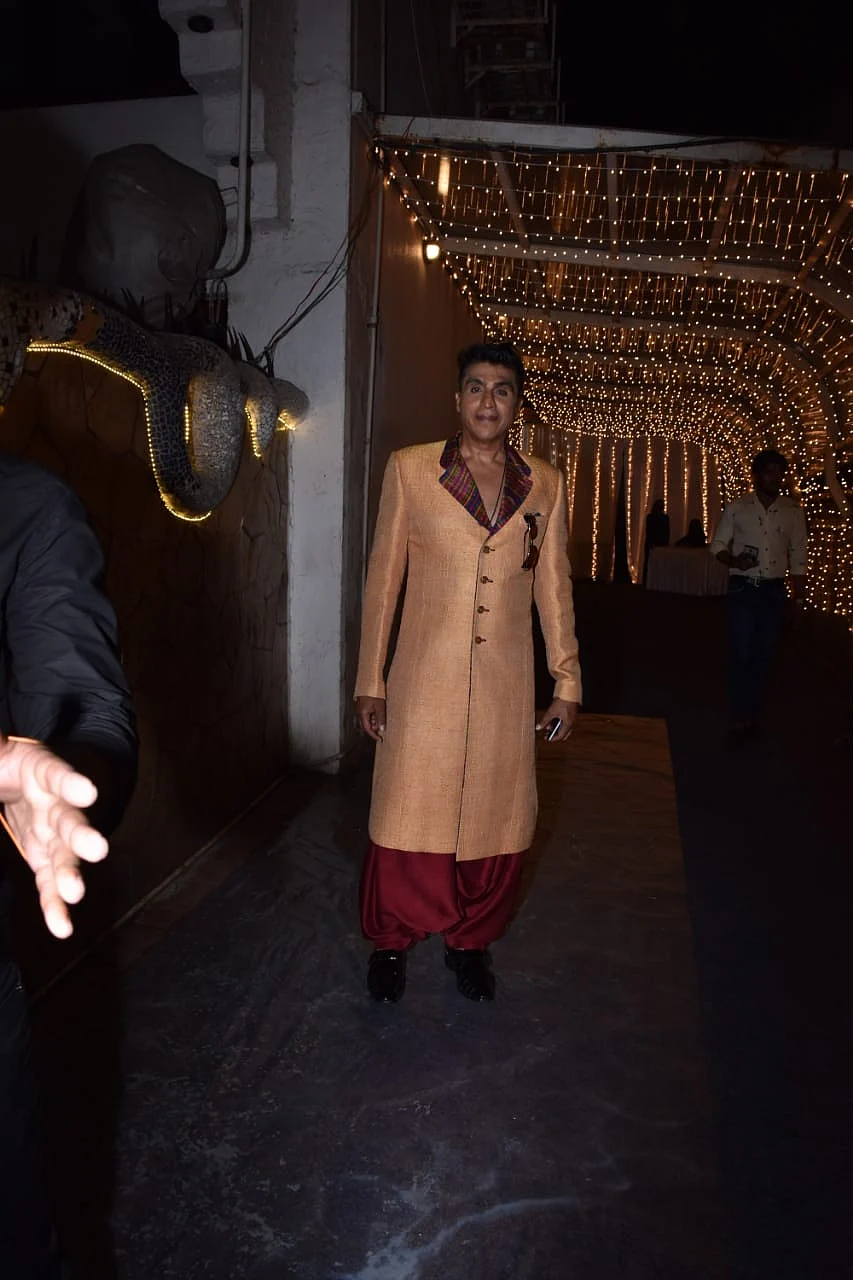 Priyaank Sharma marries Shaza Morani: Anil Kapoor, Nikhil Dwivedi and others attend Padmini Kolhapure's son's wedding; see pics